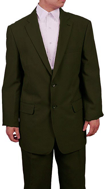 strapless open back dress Olive Green Satin Shawl Lapel Tuxedo Suit for Men – HolloMen