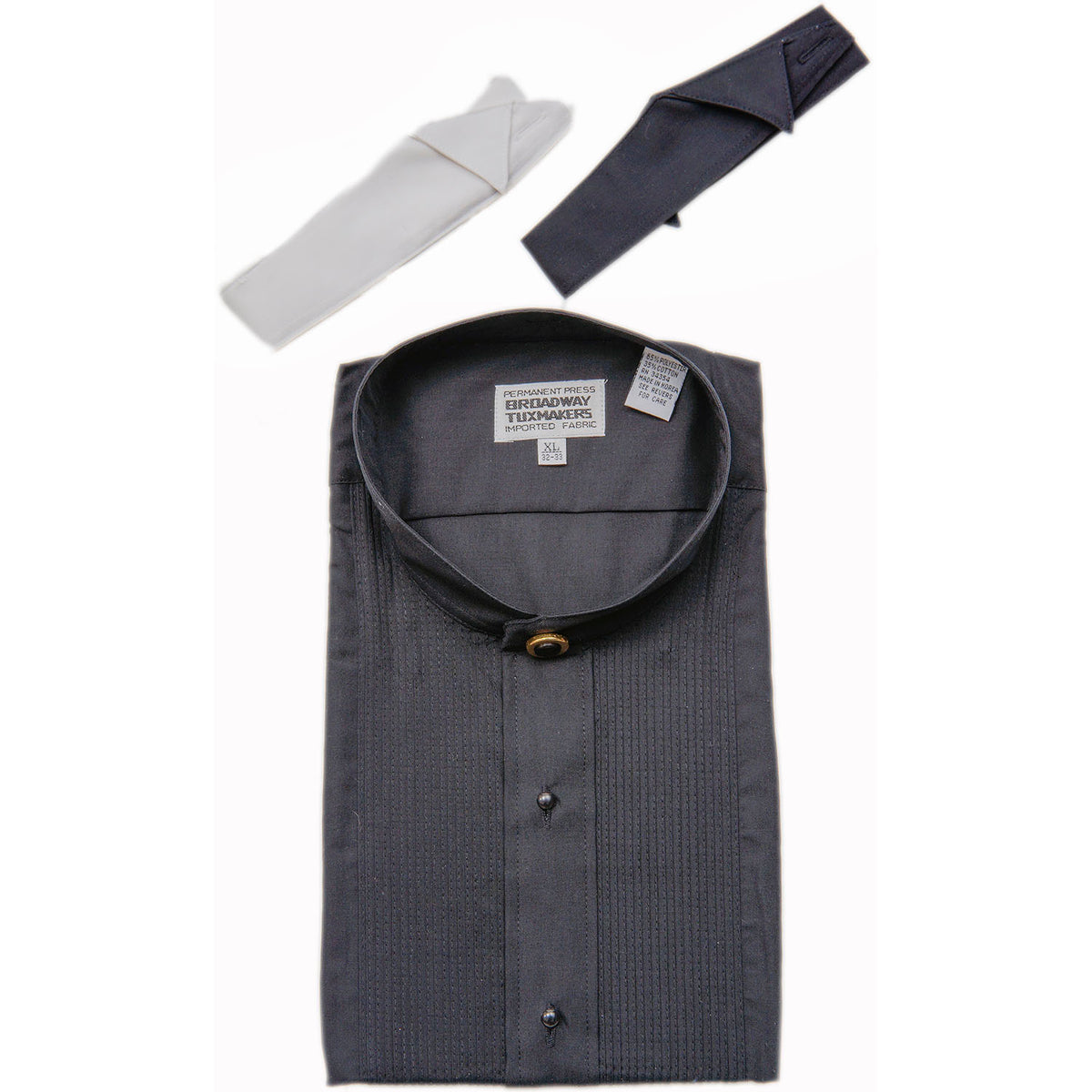 Mandarin sales tuxedo shirt