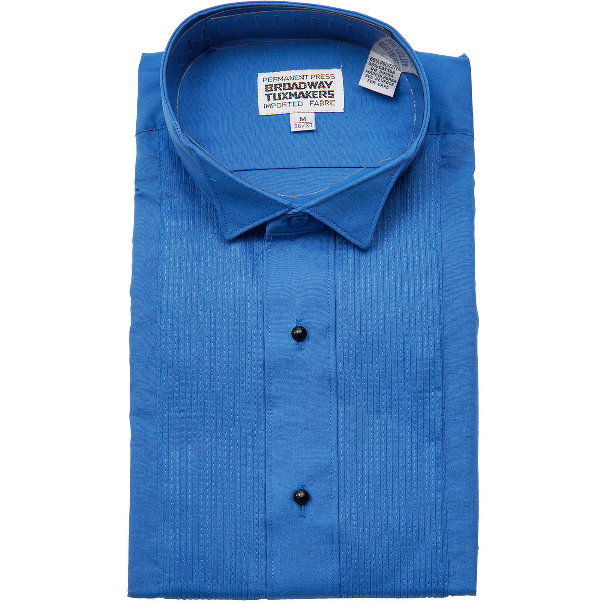 Royal blue tuxedo shirt outlet