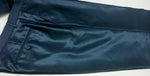 New Men's Navy Blue Fashion Fit Two Button Superfine Shiny Sharkskin Dress Suit
