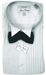 Men's Marc Franc Gray Wing Tip Tuxedo shirt New