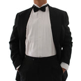 Men's New Vintage 2 Piece Double Breasted Peak Lapel Black Tuxedo