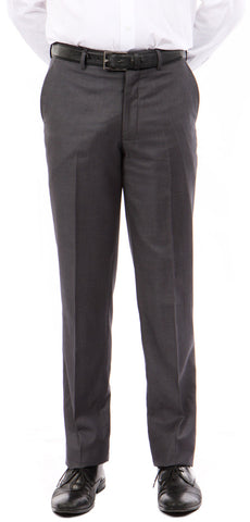 Men's Dark Gray (Charcoal) Slim Fit Dress Pants