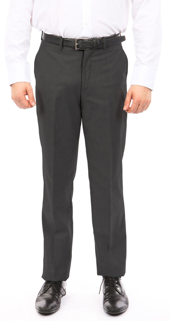 Men's Gray (Grey) Slim Fit Dress Pants New Era Factory Outlet Men's Gray (Grey) Slim Fit Dress Pants New Era Factory Outlet