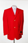 Men's Two Button Single Breasted Dinner Blazer Red Suit Jacket New