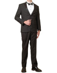 New Men's Slim Fit Super 140's Black Tuxedo Suit