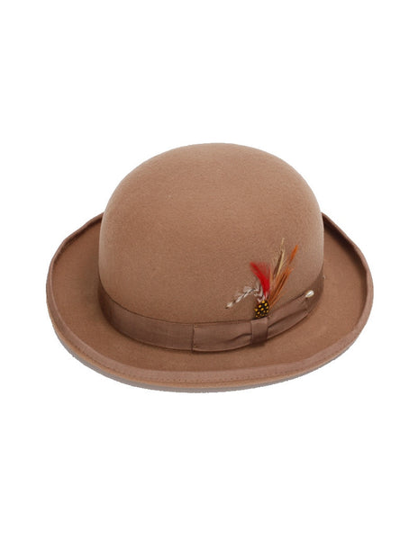 Ben Marc International 100% wool shell hat brown formal hat Ben Marc International 100% wool shell hat brown formal hat main image 4