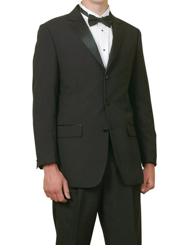 Mens Five Piece Tuxedo Jacket Pants Shirt Bow Tie Cummerbund New