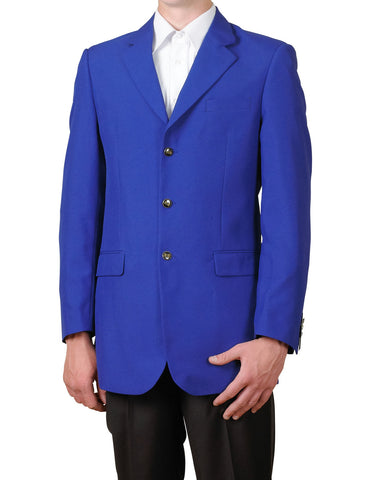 Men's Royal Blue Single Breasted Three Button Suit Jacket Sportscoat Dinner Blazer New