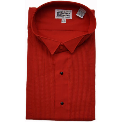 Boy's Red Tuxedo Shirt