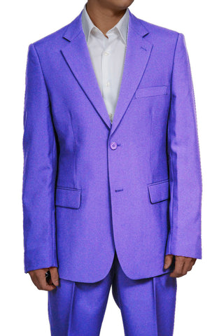 Men's 2 Button Lavender Dress Suit New