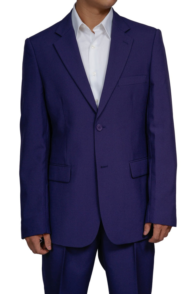 Men's 2 Button Purple Dress Suit New – New Era Factory Outlet