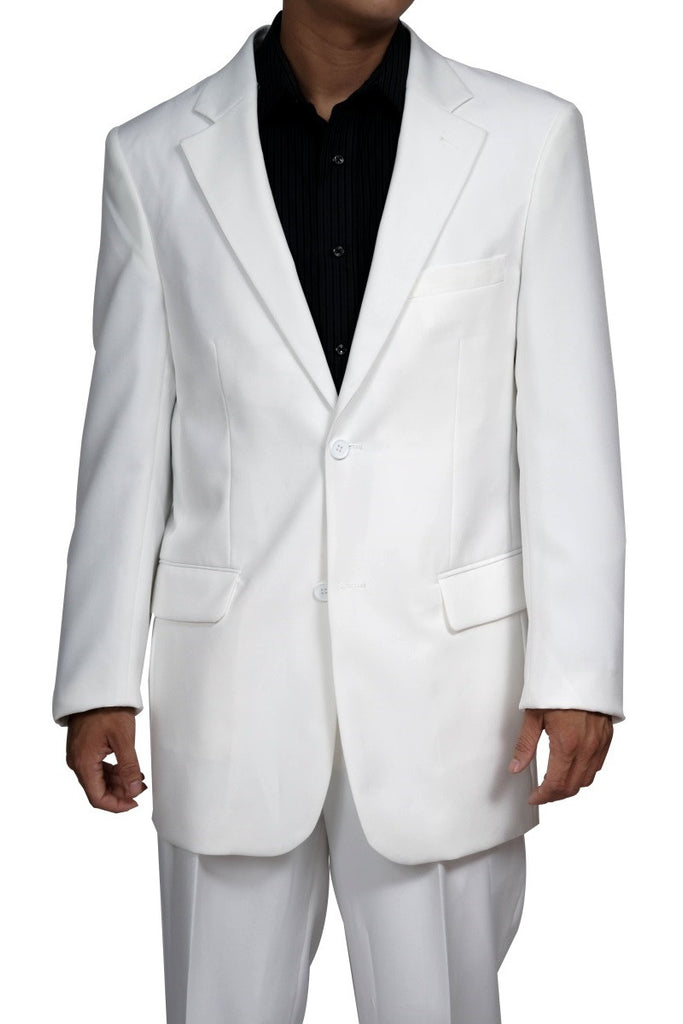 Men's 2 Button White Dress Suit New Men's 2 Button White Dress Suit New