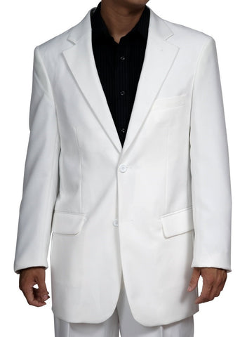 Men's 2 Button White Dress Suit New Men's 2 Button White Dress Suit New