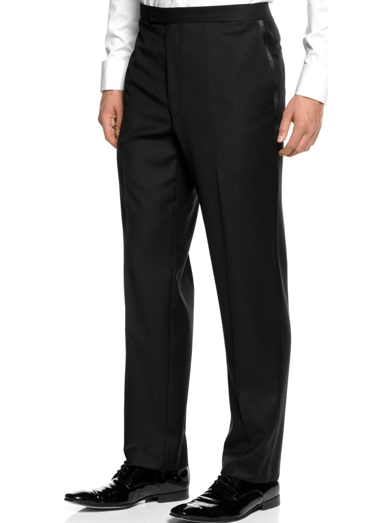 Pleated new arrivals tuxedo pants